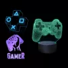 Stalinė LED lempa MANTA SNL122RGB RGB 3D šviesos dekoracija, keičiama spalva, USB maitinimas