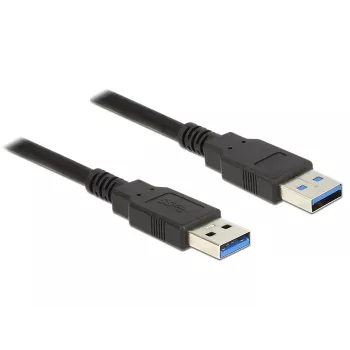 USB kabelis DeLOCK 85064 USB 3.2 Gen 1 5 m juodas
