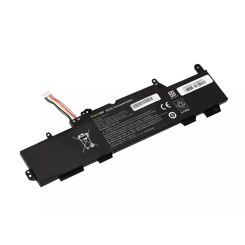 Nešiojamojo kompiuterio baterija Green Cell SS03XL, skirta HP EliteBook 735/830/840 G5/G6, 11,4 V, 4100 mAh
