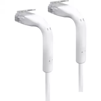 Ubiquiti ULTRA-THIN jungiamasis laidas su lanksčiais gaubteliais, skirtas lanksčiam montavimui / baltas / 5 m