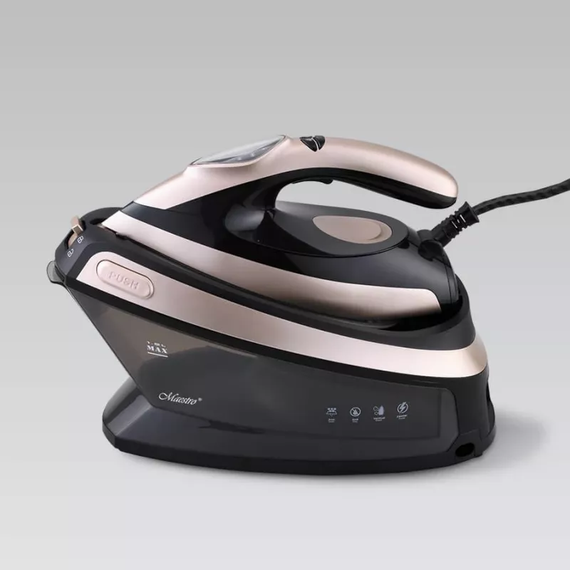 Maestro MR-320C garo lyginimo stotis 2400 W 1,5 L Keraminis padas Juoda, Rožinis auksas