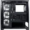 LC-Power korpusas MidiTower 715B juodas USB3.2 / Audio be maitinimo šaltinio SEAMLESS_X LC-715B-ON
