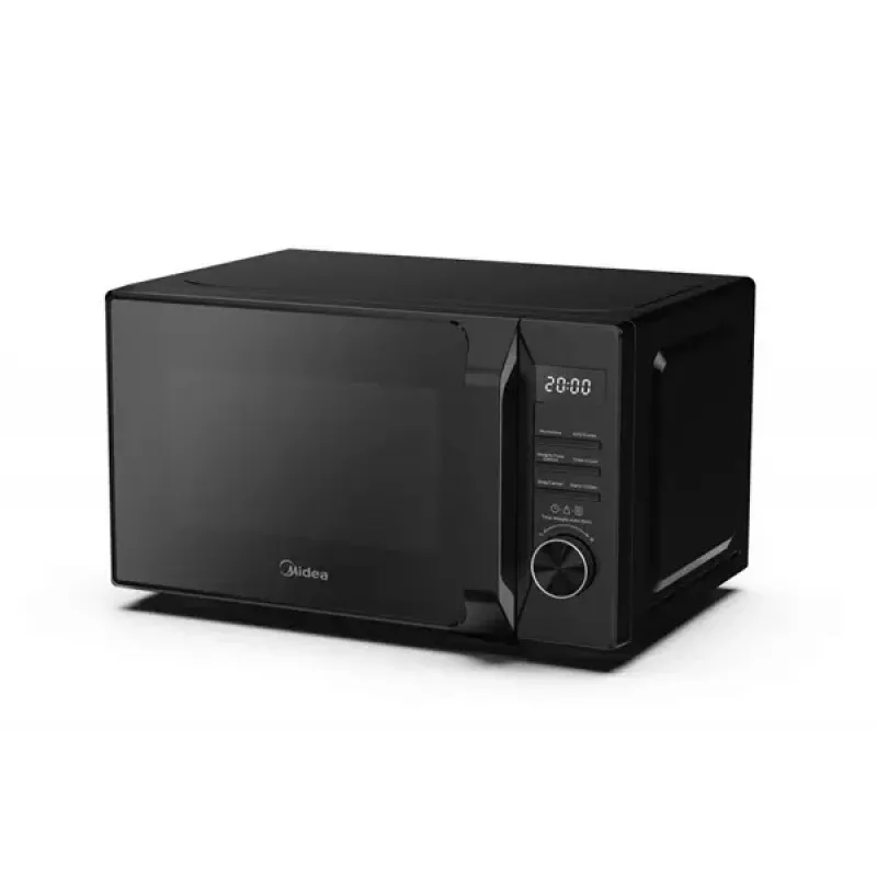 Mikrobangų krosnelė Midea AG20CF2EBK — 700 W, 20 l, grilio funkcija, juoda