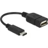 USB adapteris DeLOCK 65579 USB 2.0 0.15 m USB C USB A juodas