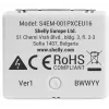 „Shelly Relay EM Mini Gen4“ išmanioji relė 1 kanalas Wi‑Fi Matter Zigbee Bluetooth 8A, 110–240V, energijos matuoklis