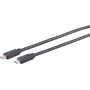 USB laidas S/CONN 13-28035 USB 2.0 2 m USB C juodas