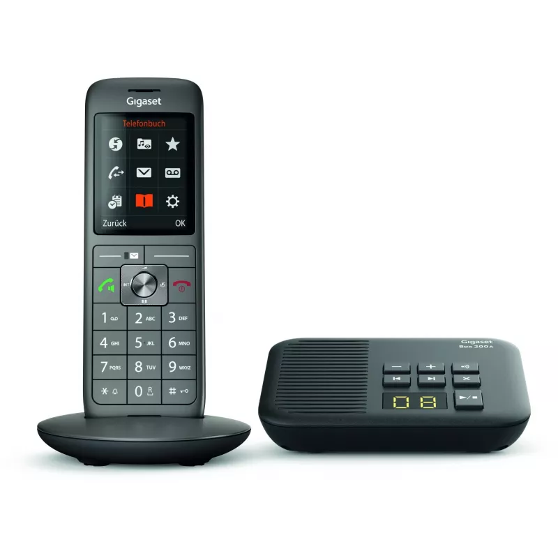 DECT telefonas Gigaset CL660A antracitinis juodas