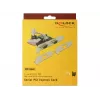 DeLOCK 89641 PCIe kortelė su dviem RS-232 prievadais