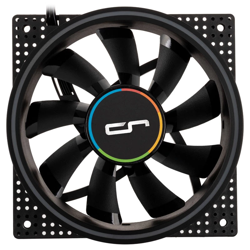 Ventiliatorius Cryorig Crona S 120 mm Juodas – 400–1700 RPM, 16,5–29,7 dB, 60.6 CFM, 2.65 mmH₂O