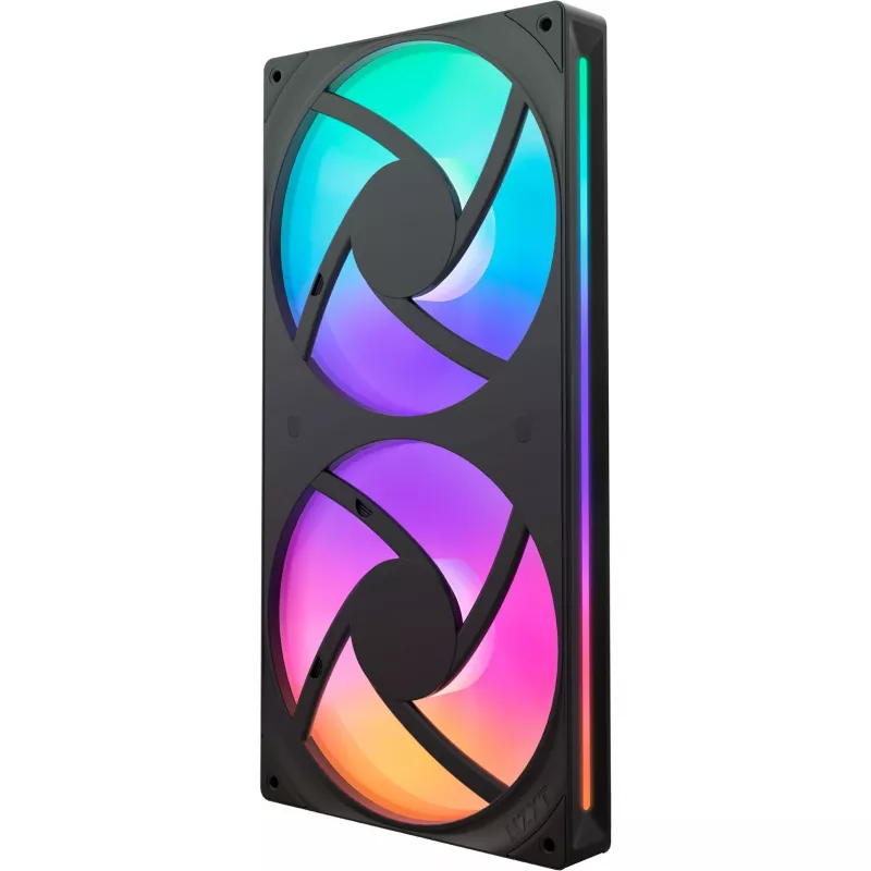 NZXT F280 RGB Core 140mm ARGB PWM 2 vienete juodi