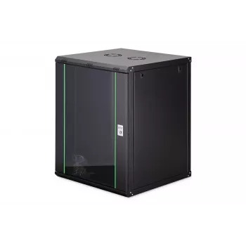 Sieninis 19 inch spintos korpusas DN-37115, 16U, 600x600 mm, juodas