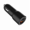 Automobilinis įkroviklis Gembird TA-UC-AC2PDQC38-CAR-01, USB-C, 38 W, 12–24 V, juodas