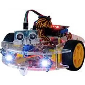 Robotų rinkinys Joy-it Micro:Bit JoyCar surinktas MB-Joy-Car-set4