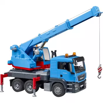 Sunkvežimis su kranu BRUDER MAN TGS Kran-LKW mėlynas ABS 03771