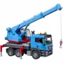 Sunkvežimis su kranu BRUDER MAN TGS Kran-LKW mėlynas ABS 03771