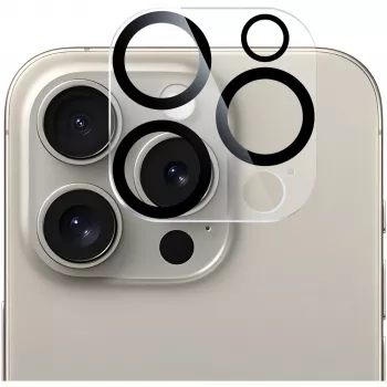NEVOGLASS 3D kameros apsauginis stiklas, skaidrus/juodas, iPhone 17 Air