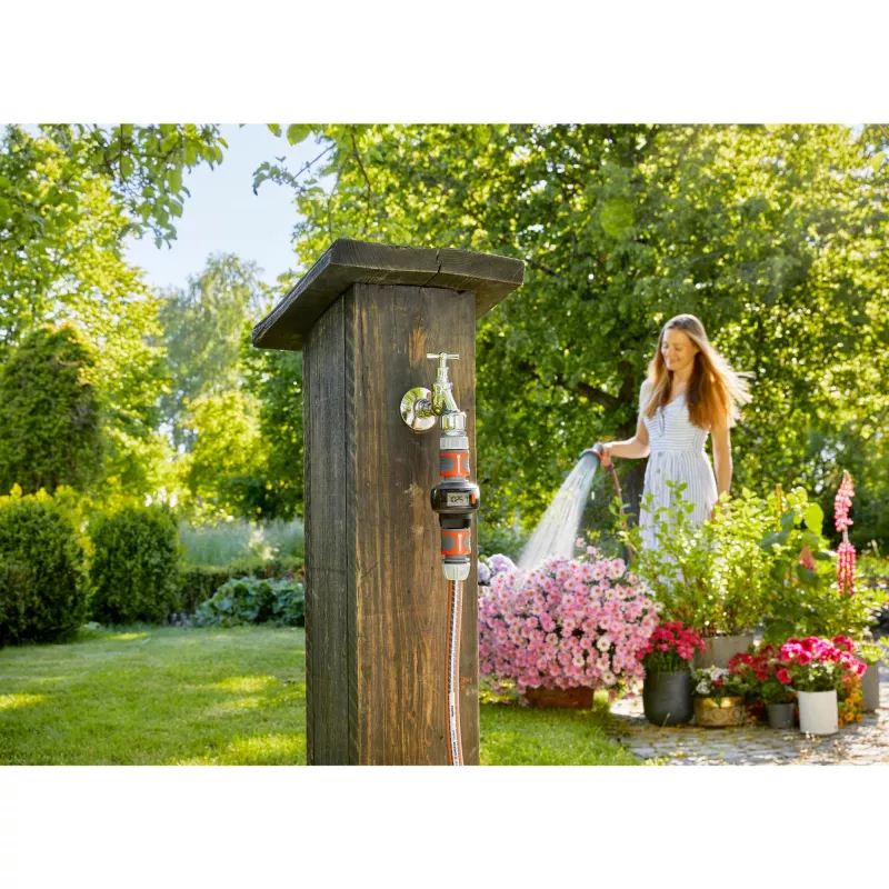 Vandens skaitiklis sodui Gardena AquaCount 18350-20 juoda/pilka/oranžinė 1 vnt.