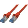 ShiverPeaks tinklo kabelis S/CONN Cat6a 0,5 m raudonas