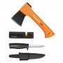 Kirvio ir peilio rinkinys Fiskars 1057913 su galąstuvu – nešiojamas kirvis ir universalus peilis