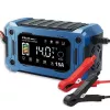 Protingas 12V 15A įkroviklis QOLTEC su mikroprocesoriumi ir LCD – AGM, GEL, SLA, EFB, LiFePO4 akumuliatoriams