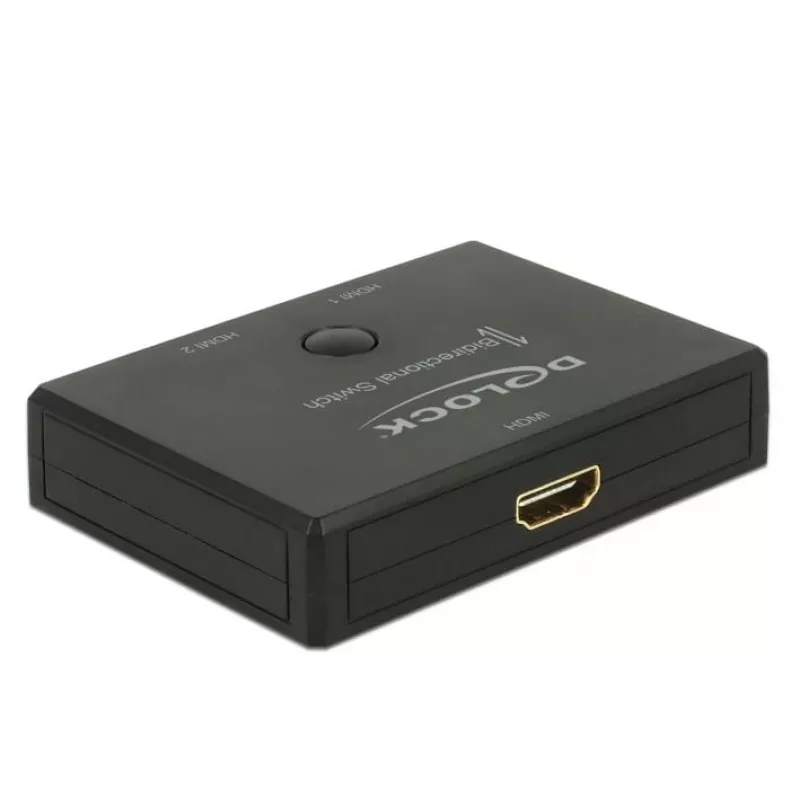 DeLock HDMI 2:1 jungiklis dvipusis 4K 60 Hz