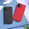 Silicone dėklas Devia Nature Series, skirtas iPhone 12 Pro Max — juodas, minkšto prisilietimo apsauginis dėklas
