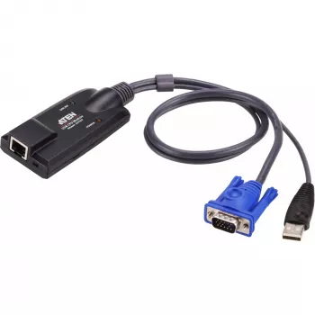 ATEN KA7570 USB KVM adapterio laidas (CPU modulis), VGA, PS/2, RJ-45