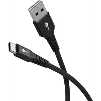 Wentronic 74525 USB kabelis juodas