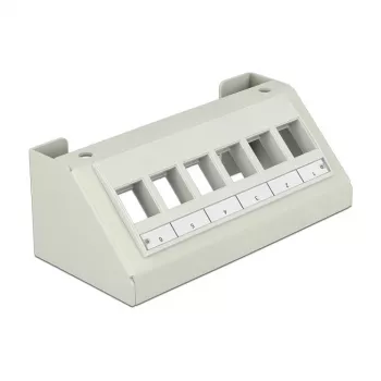Prijungimo panelė DeLOCK 86218 Pilka 65mm x 49mm x 130mm
