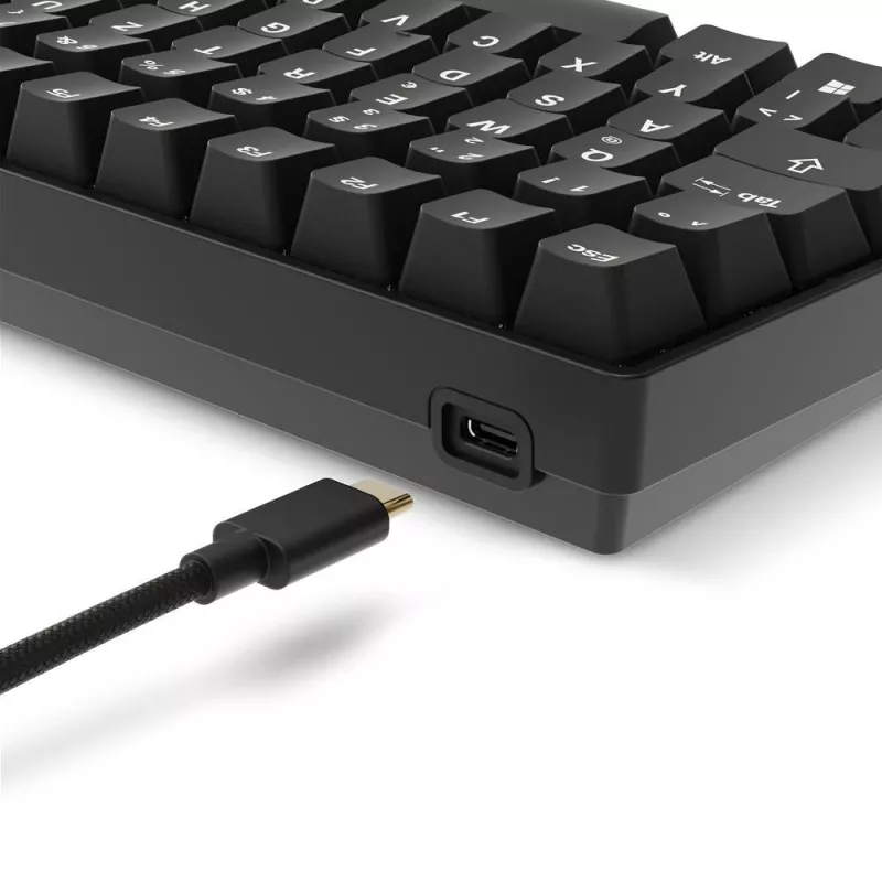 Mechaninė žaidimų klaviatūra Sharkoon Skiller SGK50S3 PBT Black Yellow RGB
