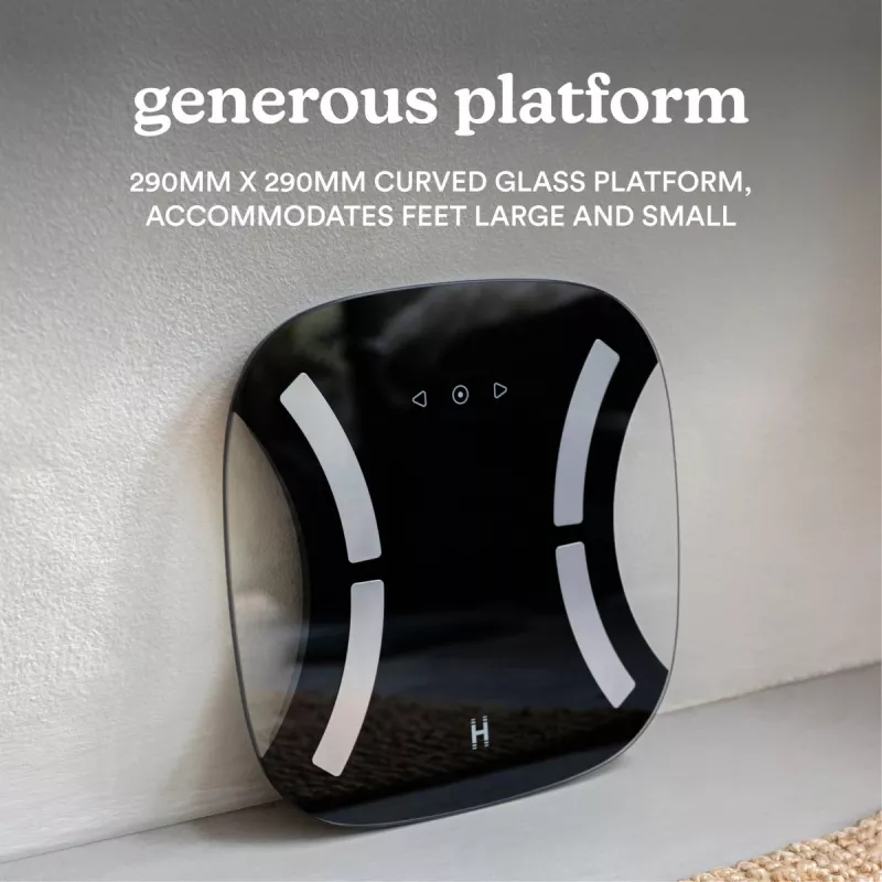 Kūno analizatoriaus svarstyklės HoMedics SCL-BC145-BK3R su kūno sudėties matavimu