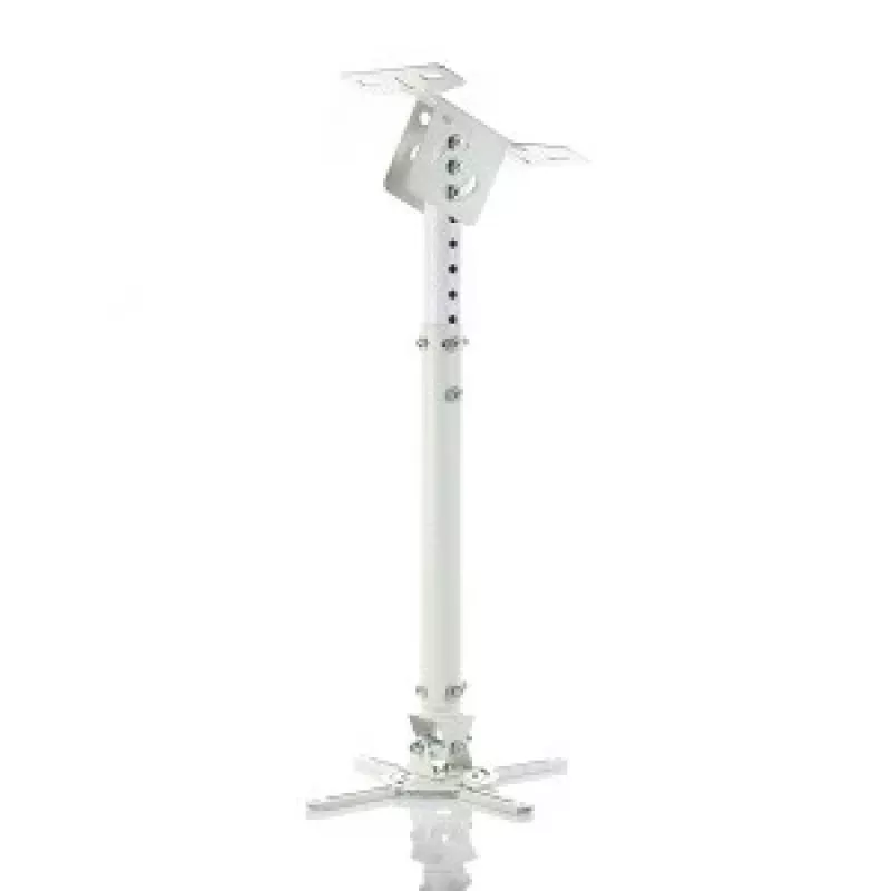 Lubinis projektoriaus laikiklis P-107W 45-76 cm baltas 15 kg