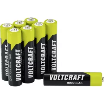 Voltcraft VC-16043045 Micro AAA baterija NiMH 1000 mAh 1,2 V 8 vnt.