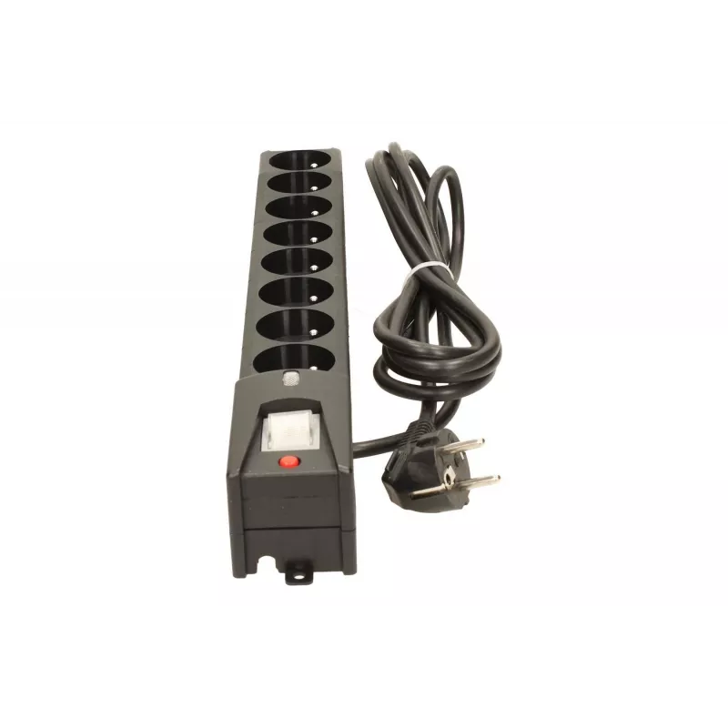 Lestar Lxa 816 Ga apsauginis filtras, 8 lizdai, 3m, juodas