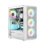 Logic Portos ARGB Minidi USB 3.0 korpusas baltas