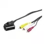 Wentronic Goobay Scart/RCA adapterio laidas, juodas, 2 m - SCART kištukas (21 kontaktas) > 3x RCA kištukas (50364)