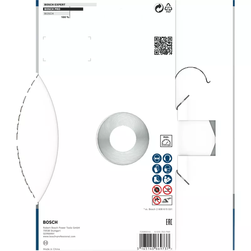 Deimantinis segmentinis pjovimo diskas BOSCH UNIVERSAL, 180 x 2.0 x 22.23 mm, betonui, mūrijimui
