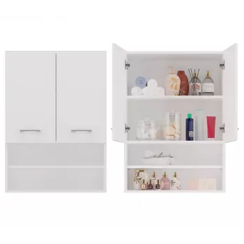 Topeshop POLA MINI DK balta vonios spintelė balta