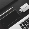 Kroviklis QOLTEC 100W GaN USB-C Dual PD 5–20V 1.5–5A, 2×USB-C