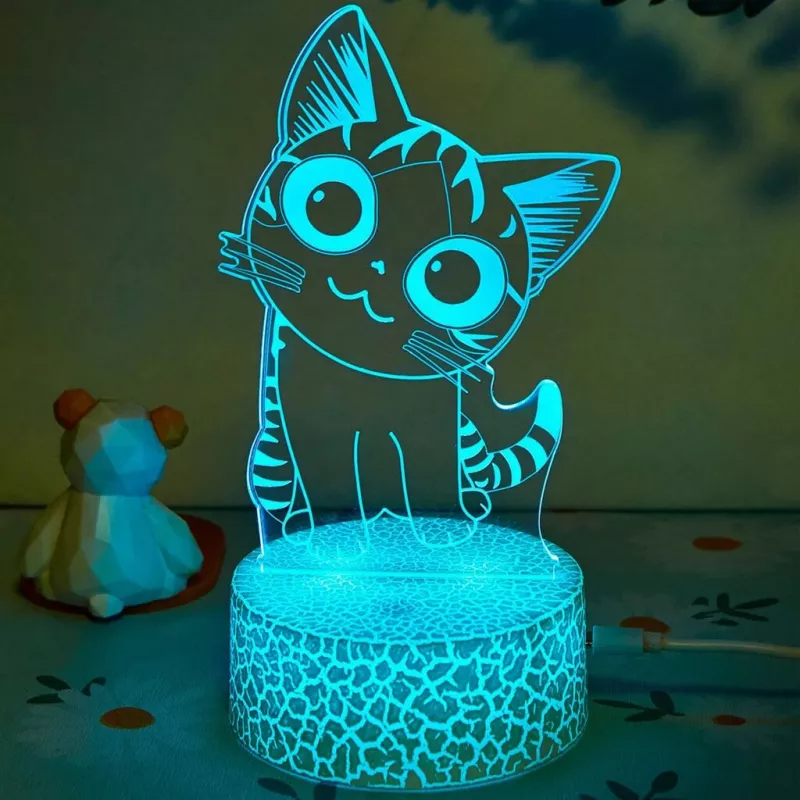 Stalinė dekoratyvinė LED lempa MANTA SNL119RGB RGB 3D gyvūno formos šviestuvas interjero apšvietimui