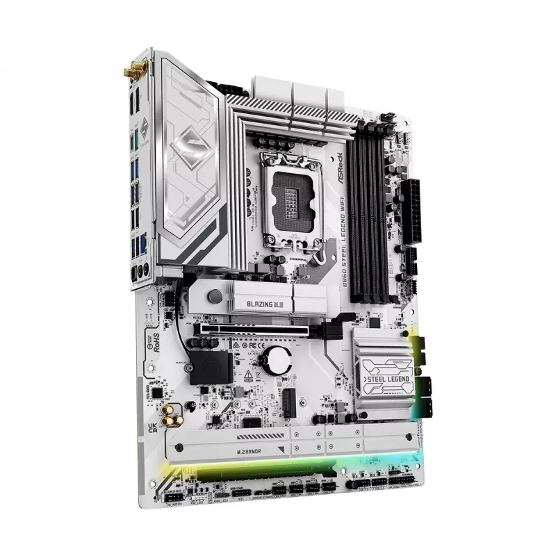 ASRock B860 Steel Legend WiFi ATX pagrindinė plokštė