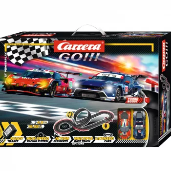 Slot carų lenktynių trasa CARRERA GO!!! GT Powerplay