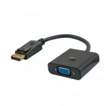 Vaizdo kabelio adapteris Savio CL-90 DisplayPort į VGA 0,2 m Juodas