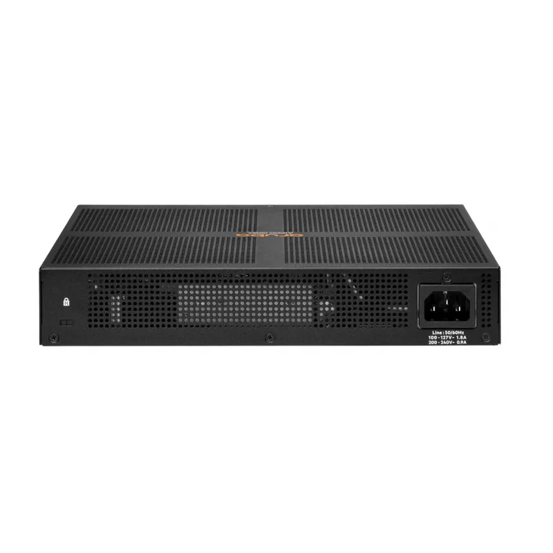 HPE Aruba Networking 6100 12G Class4 PoE 2G/2SFP+ 139W valdomas L3 gigabitinis Ethernet (10/100/1000) maitinimas per Ethernet (PoE) 1U juodas