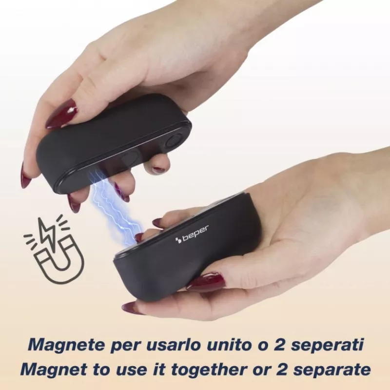 Beper P203TFO050 belaidis rankų šildytuvas su magnetiniu dizainu