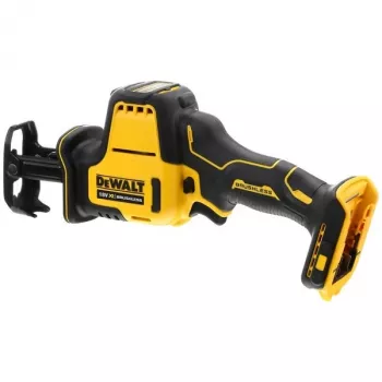 Pjūklas abipusis DeWALT DCS369N-XJ, bešepetėlis variklis, belaidis, pjovimo gylis mediena 9 cm, plienas 4 cm, 2800 sm/min, 1.43 kg
