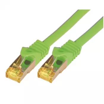 Tinklo kabelis M-Cab 3m RJ-45 Cat7 Žalias S/FTP
