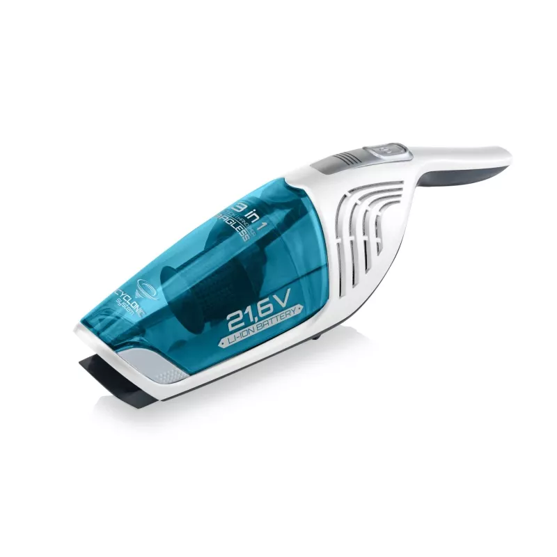 Belaidis dulkių siurblys ETA Moneto II Aqua Plus 3-in-1 rankinis su šluoste, šlapia valymo funkcija, 21.6 V, iki 50 min veikimo laiko