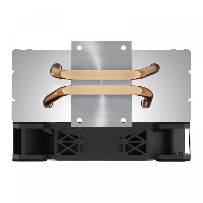 Aušintuvas SAVIO SAVGCOFROSTX2 120 mm juodas, 2 šilumos vamzdeliai, 800–1800 RPM, 4 kontaktų