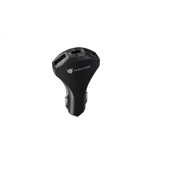 Automobilinis įkroviklis Navitel USP45 SLIM, USB-C iki 27 W, 3 prievadai